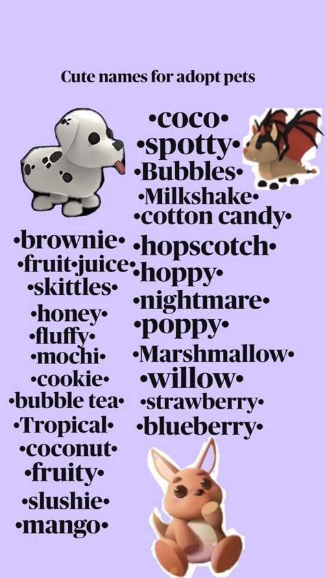 Cute Names For Kangaroos In Adopt Me