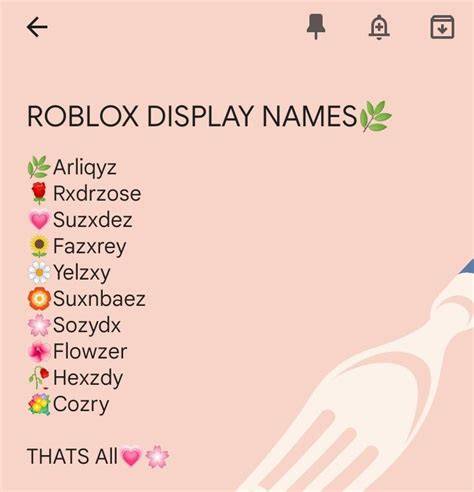 Cute Names For Roblox Girl