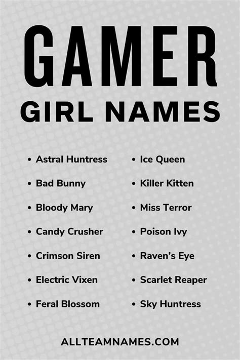 Cute Names For Video Games