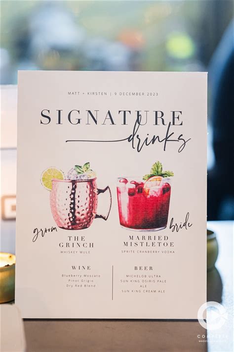 Cute Names For Wedding Signature Drinks