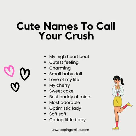 Cute Names For Your Crush