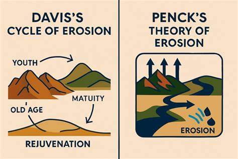 Cycle Of Erosion Davis And Penck