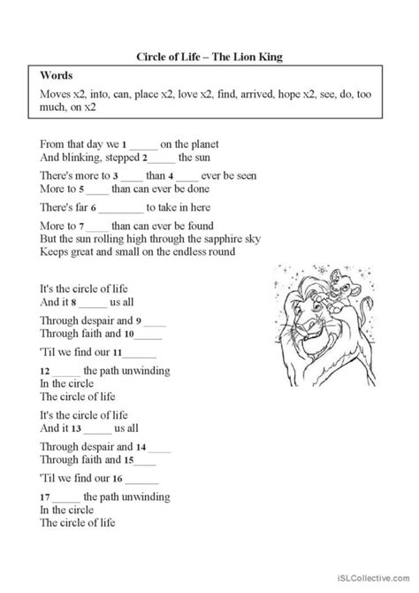 Cycle Of Life Lyrics