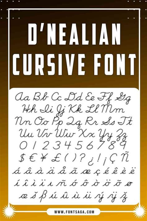 D'Nealian Font
