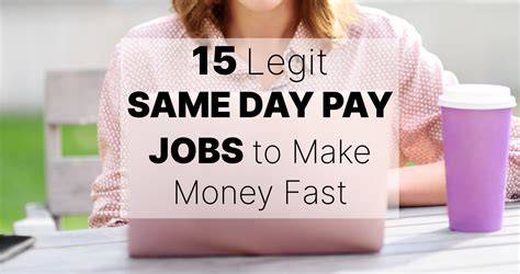 Day Pay Jobs Near Me