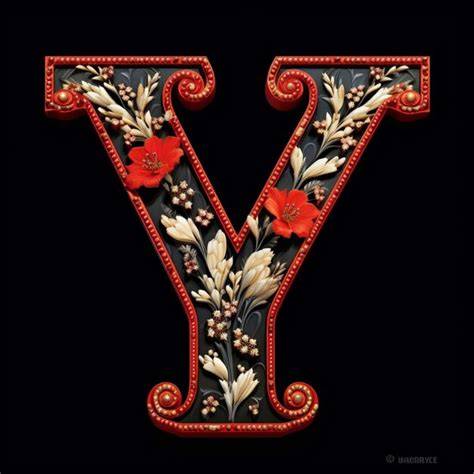 Decorative Letter Y