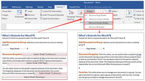 Delete Page Break In Word