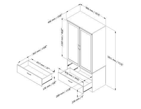 Depth Of A Wardrobe