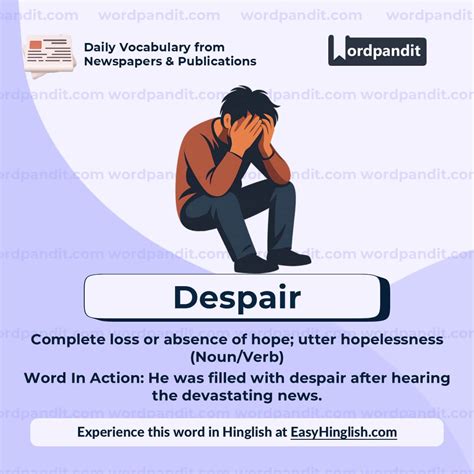 Depth Of Despair Meaning