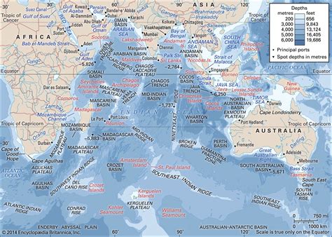 Depth Of Indian Ocean In Km