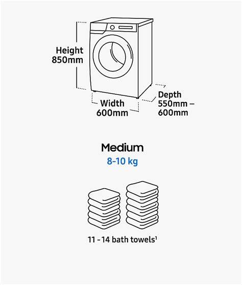 Depth Of Washing Machine