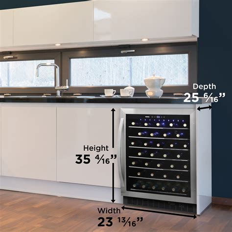 Depth Of Wine Fridge