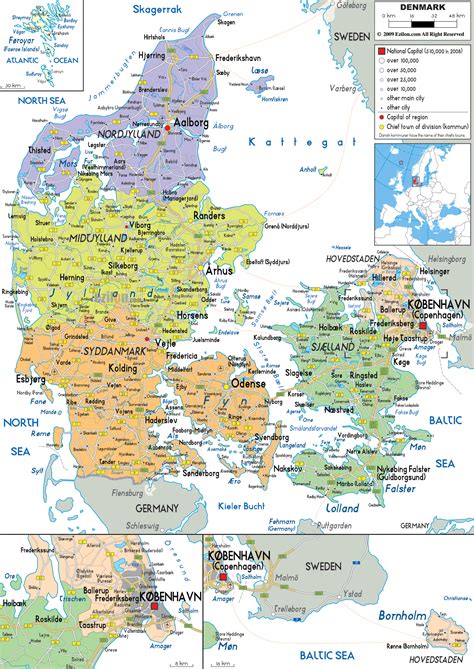Detailed Map Of Zealand Denmark