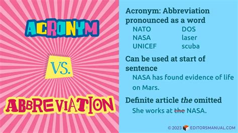 Different From Vs Different Than Acronym