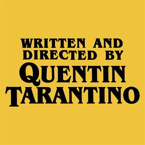 Directed By Quentin Tarantino Font