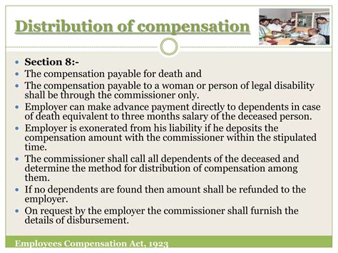 Distribution Of Compensation In Employees Compensation Act