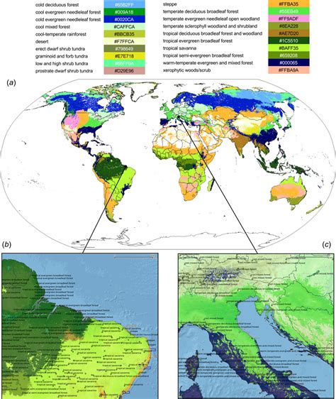 Distribution Of Natural Vegetation