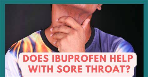 Does Ibuprofen Help With Sore Throat