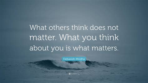 Does It Not Matter