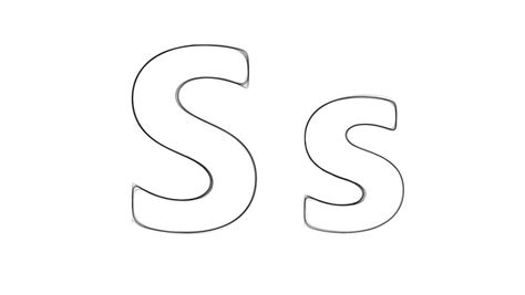 Double Letter S Sketch