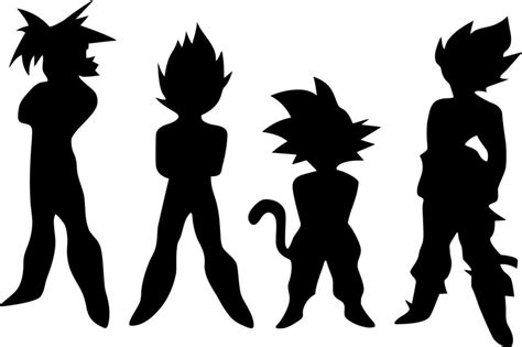 Dragon Ball Z Silhouette Decal