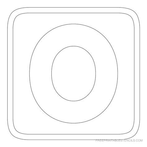 Drawing Block Letter O
