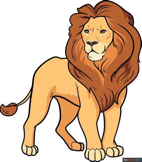 Drawing Of A Lion