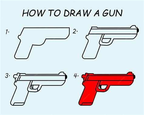 Drawing Of Gun