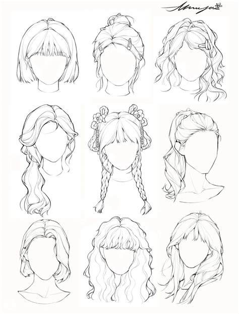 Drawing Of Hair