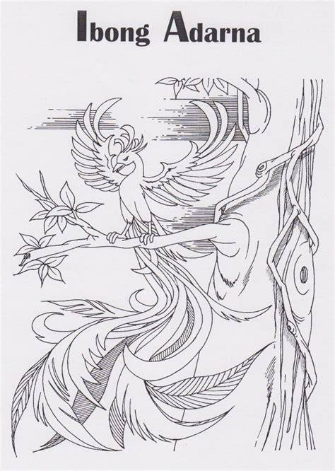 Drawing Of Ibong Adarna