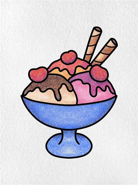 Drawing Of Ice Cream