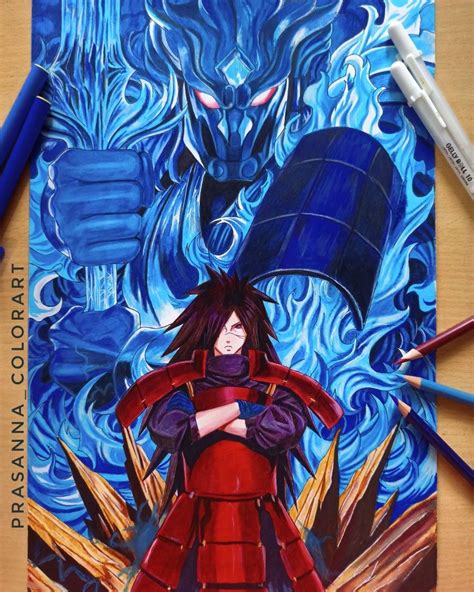 Drawing Of Madara Uchiha