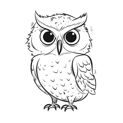 Drawing Of Owl