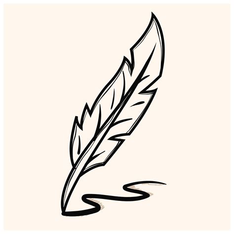 Drawing Of Quill