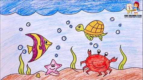 Drawing Of Under The Sea