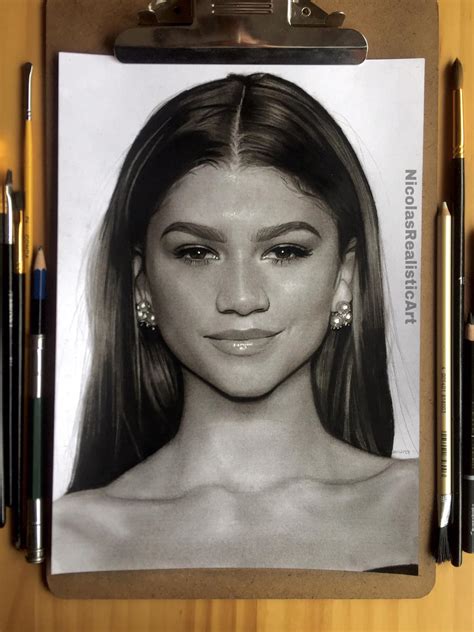 Drawing Of Zendaya