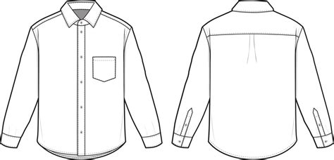 Dress Shirt Sketch
