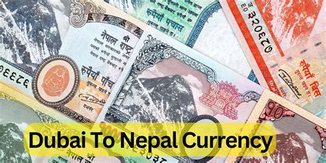 Dubai And Nepal Currency