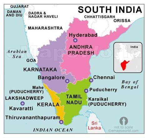 Dutch Map Of South India