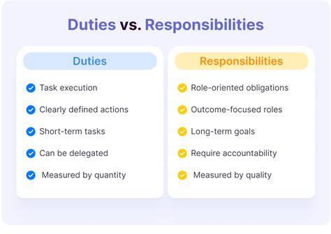 Duties Of Responsibilities