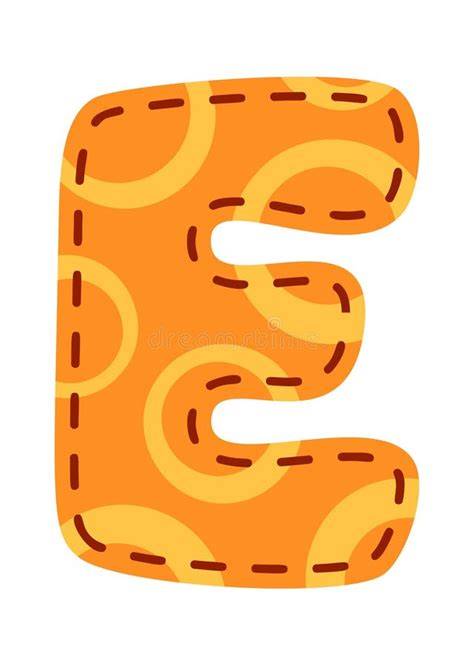 E Alphabet Illustration
