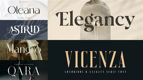 Elegant Logo Fonts