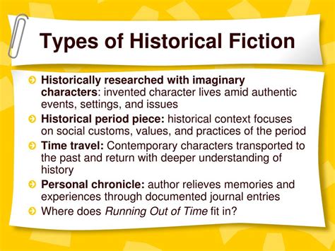 Elements Of Historical Fiction