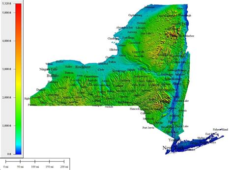 Elevation Of New York City