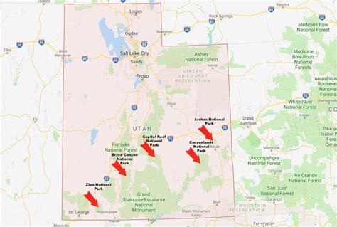 Elevation Of Utah National Parks