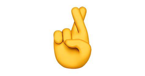 Emoji For Fingers Crossed