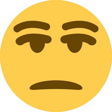 Emoji For Unimpressed