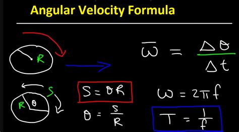 Equation For Angular Velocity