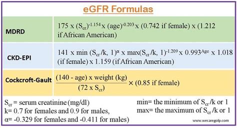 Equation For Gfr