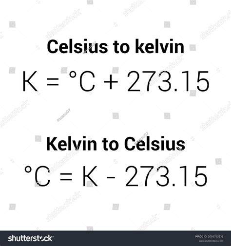 Equation For Kelvin To Celsius